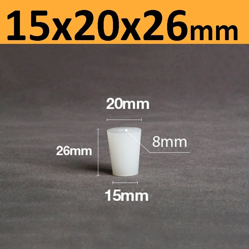 1-5 шт. с отверстием 8 мм, силиконовые пробки, конические заглушки для воздушного шлюза, клапан для заваривания вина, резиновая заглушка для ферментации