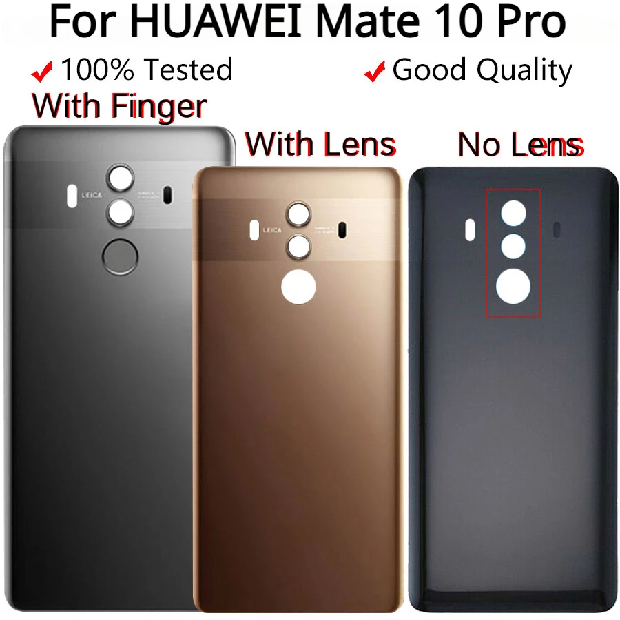 

For HUAWEI Mate 10 Pro Back Battery Cover Rear Door Housing Case Glass Panel Replacement For HUAWEI Mate 10Pro Battery Cover