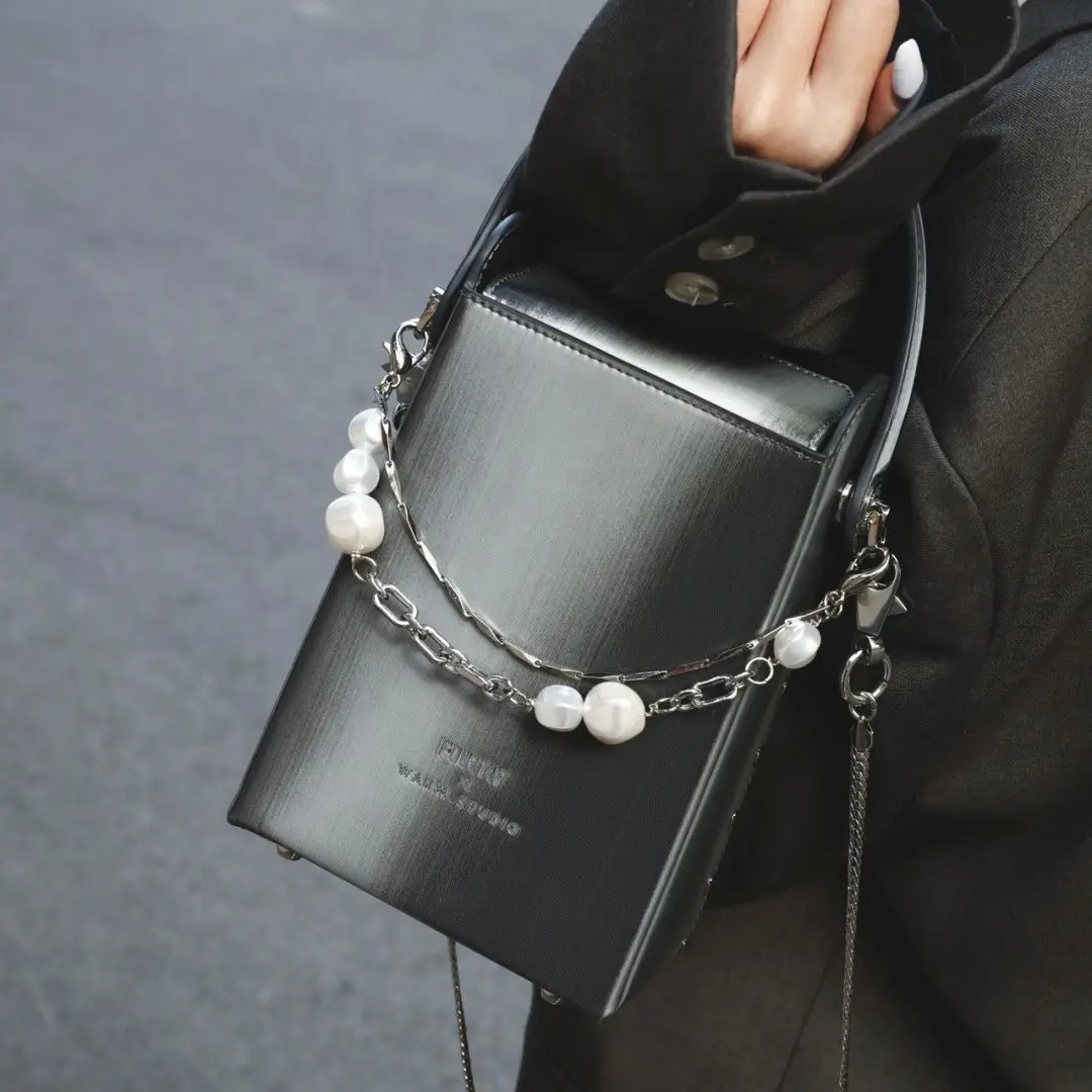 LIMITED - Only Few Original Design Bags Fashion Luxury Leather Bags Ladies Ladies Handbag Gradient Silver Box Bag Crossbody Bags