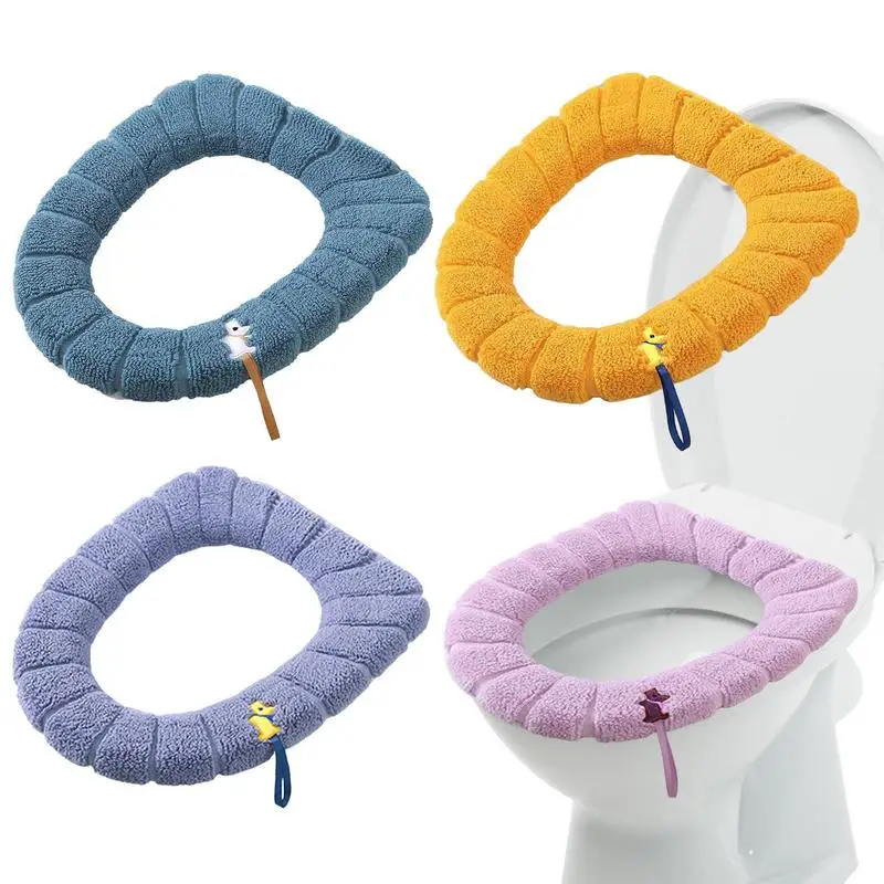 Мягкие накладки на сиденье унитаза моющиеся мягкие унитаз плюшевые теплые