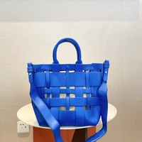 luxury woven tote bag hollow handbags and purses designer bags for women shoulder crossbody bag 2022 shopper basket bags clutch