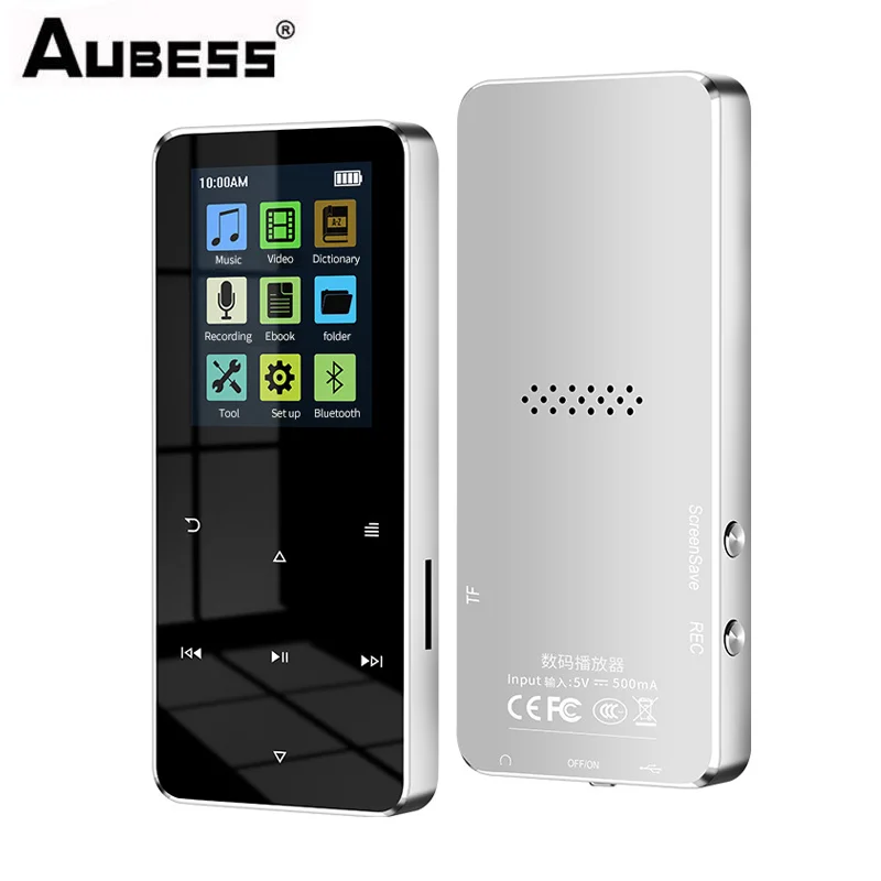 

Новый MP3 MP4 музыкальный плеер Bluetooth-совместим с громким динамиком и встроенным 8 ГБ 16 ГБ 32 ГБ Hi-Fi портативный плеер с FM/радио