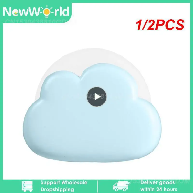 

1/2PCS Cloud Night Light 4 Modes Kids Soft Silicone 1200mAh Rechargeable Baby Nightlight Portable Bedroom Bedside Table Night