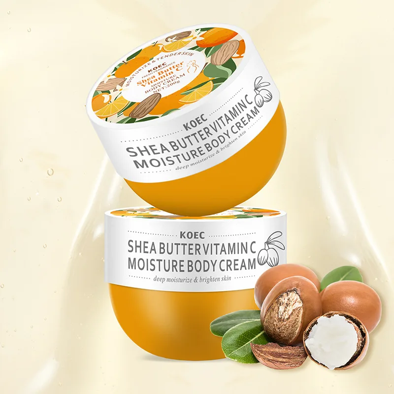 

KOEC Firming Body Cream Shea Butter Aroma Rich in VC Deep Hydration Nourishing Long Lasting Fragrance Repair Rough