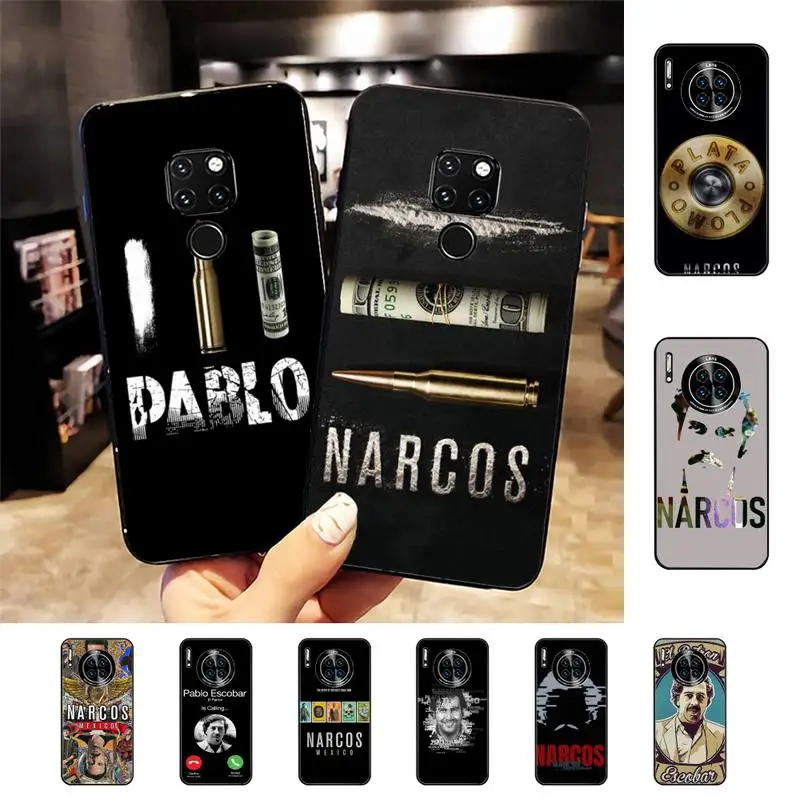 

Narcos TV Series Pablo Escobar Phone Case For Huawei Nova 3I 3E mate 20lite 20Pro 10lite Luxury funda case