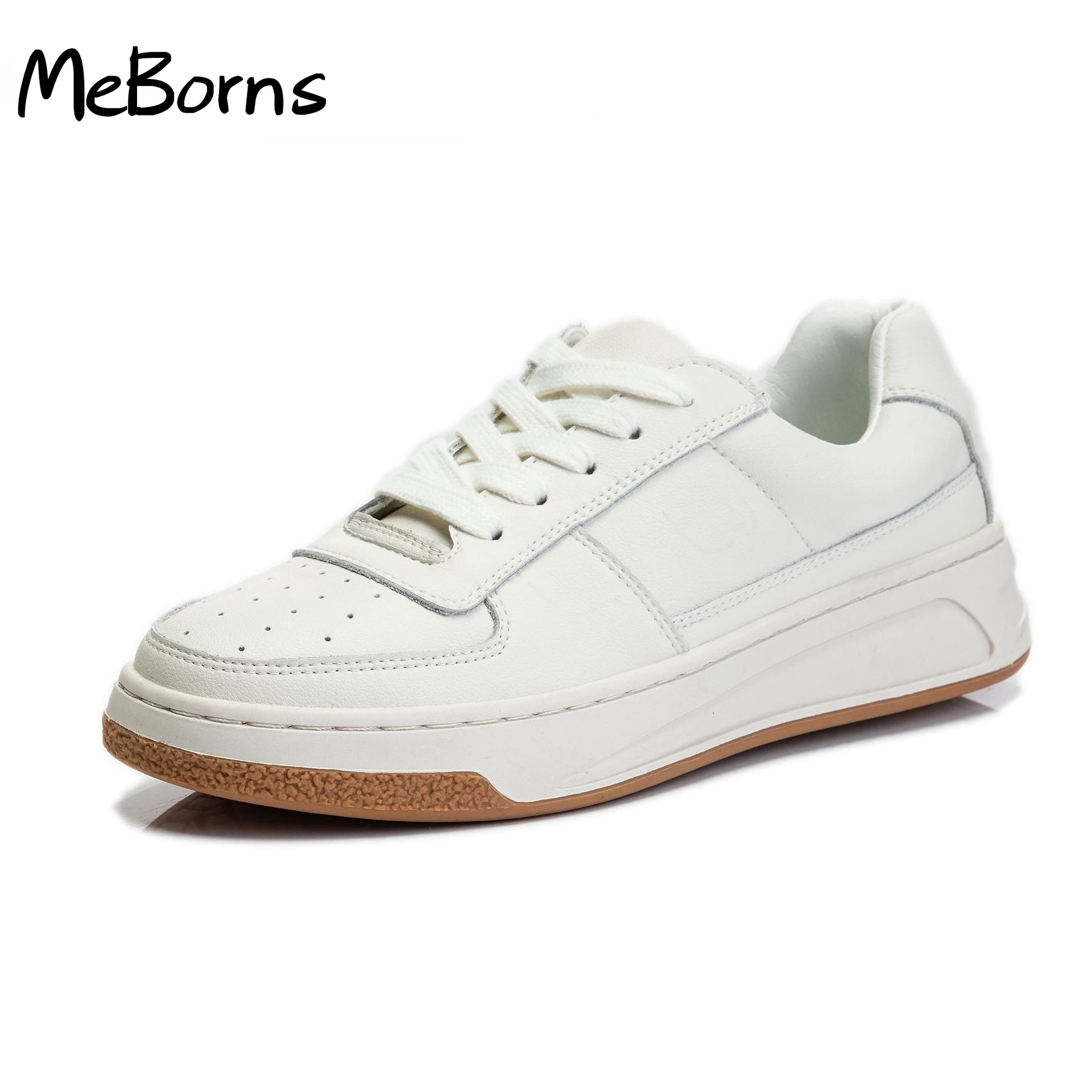 

Women White Leather Sneakers Fashion Flats Shoes Woman Hook & Loop Lady Casual Shoes Daily Footwear 2022 Ins Hot