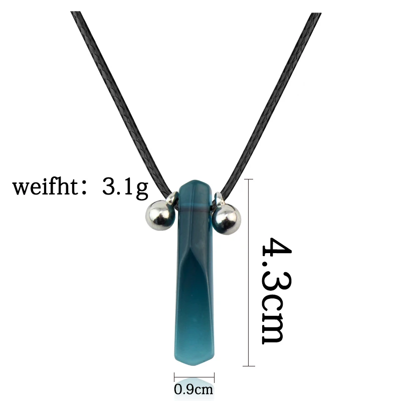 Ожерелье с подвеской удзумаки из натурального нефрита |