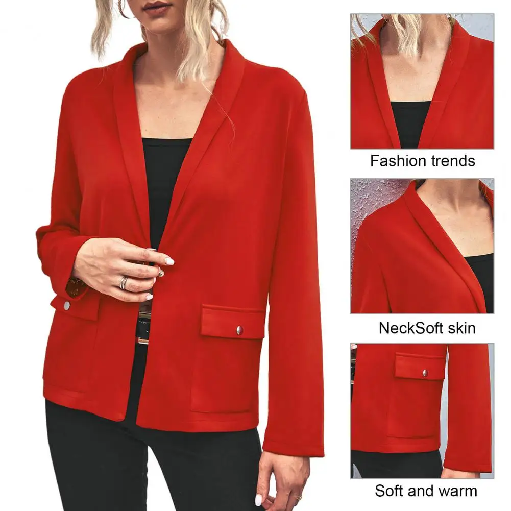

Women Coat Stylish Women's Single Button Lapel Elegant Spring/fall Suit Coat for Business Ol Commute Formal Occasions Women