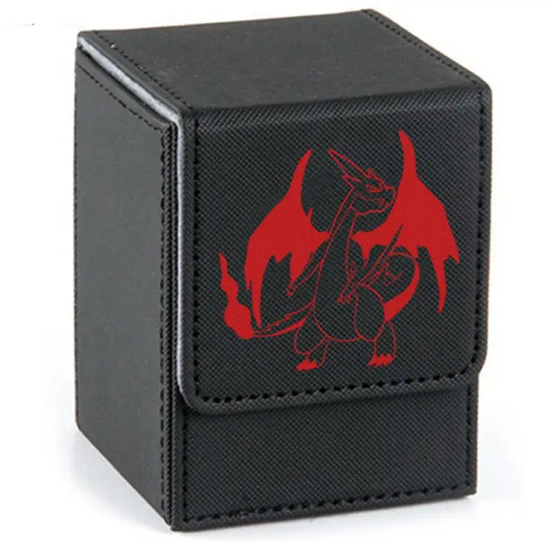 Коробка для карт Charizard Mewtwo Gengar Ptcg вмещающая ponad 100 листов портативная коллекция