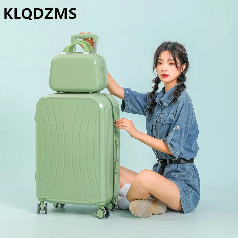 KLQDZMS Large-Capacity Candy-Colored 26-Inch Travel Box Mother Box Strong And Durable Universal Wheel For Men And Women