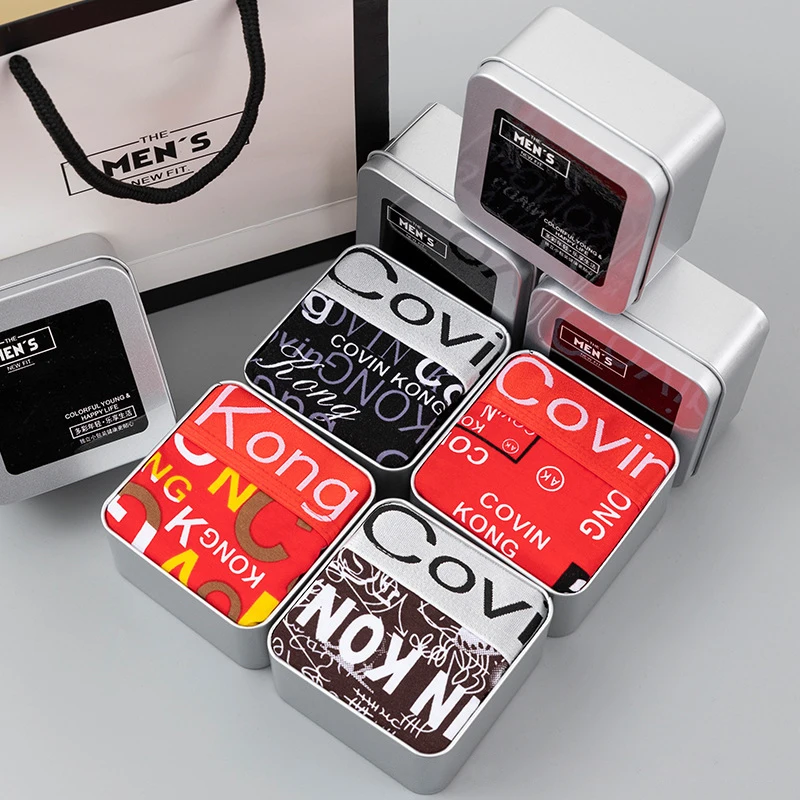 Men's Panties Set Boxers Men Cotton Man Undrewear Comfortable Men's Briefs Soft Underwear Men Breathable Men's Shorts Sexy Style