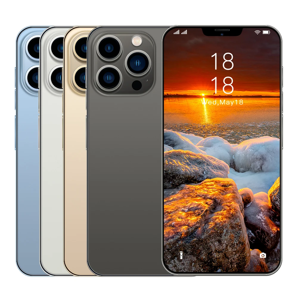 Смартфон глобальная версия I13 Pro Max 6 7 дюйма 12 Гб + 512 ГБ для Apple IPhone 13 мобильный