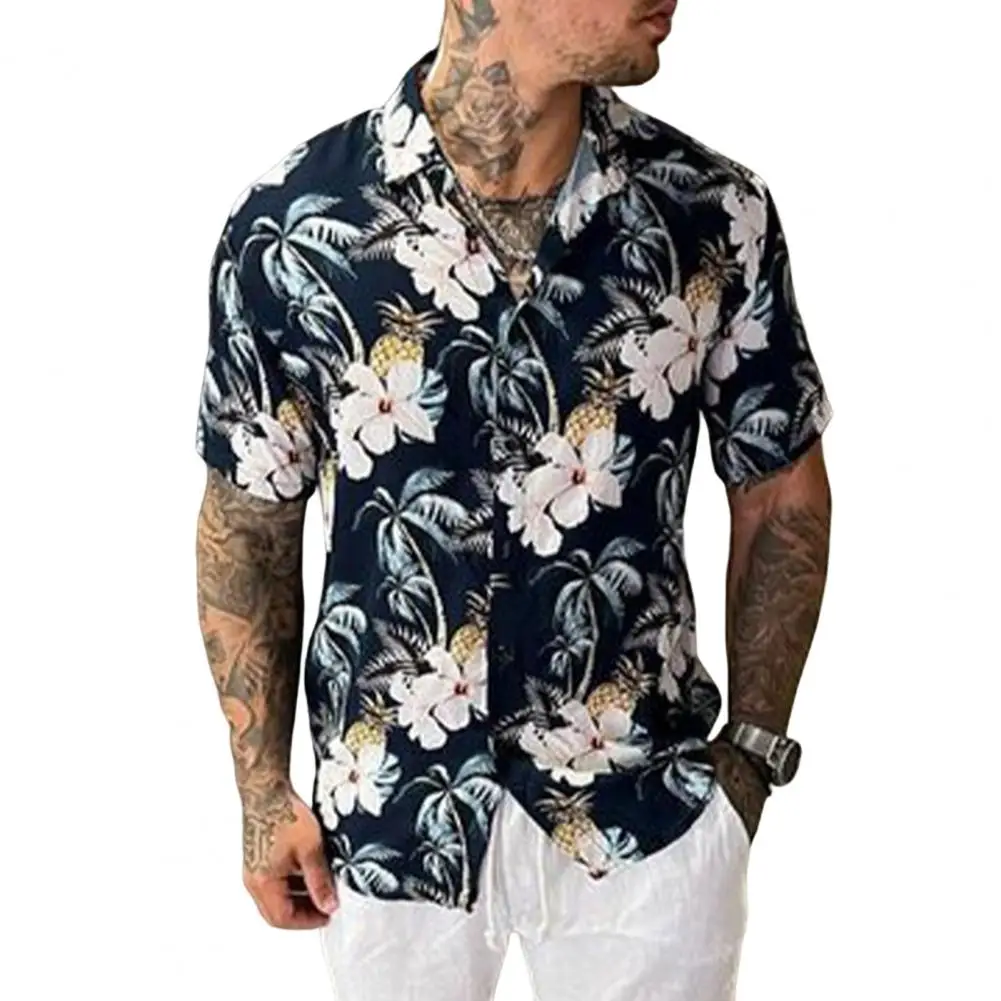 

Hawaii Stylish Colorfast Summer Shirt Casual Shirt Vibrant Colors Men Clothing