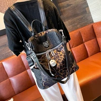 leopard ita backpack for women large capacity travel mochilas para mujer fancy luxury designer back pack female sholder bags