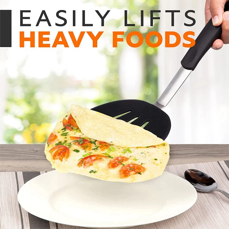 Акция! Шпатель с силиконовой ручкой шпатель для слива стейка используемый блинов
