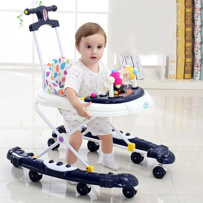 

Baby Walker Anti-o Leg Anti Rollover Multifunctional Newborn Baby Small Child Starter Learning To Walk Push Car for Kids