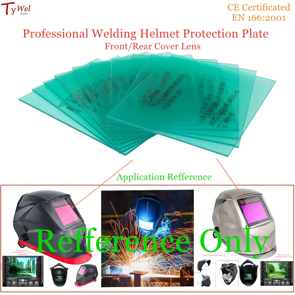 Professional Welding Helmet Protection Plate Front Cover Lens for Sun9B Sun9L Solar Auto Darkening Welding Mask