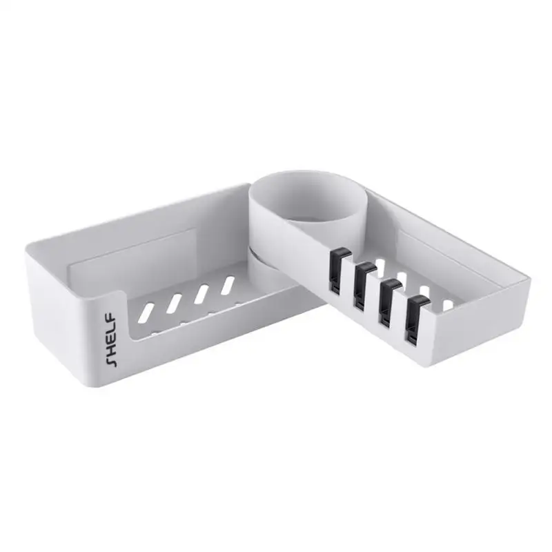 

Rotating Bathroom Corner Shelf Bathroom Shower Corner Shelves Wall Mount Rotating Expandable Shampoo Holder Storage Rack