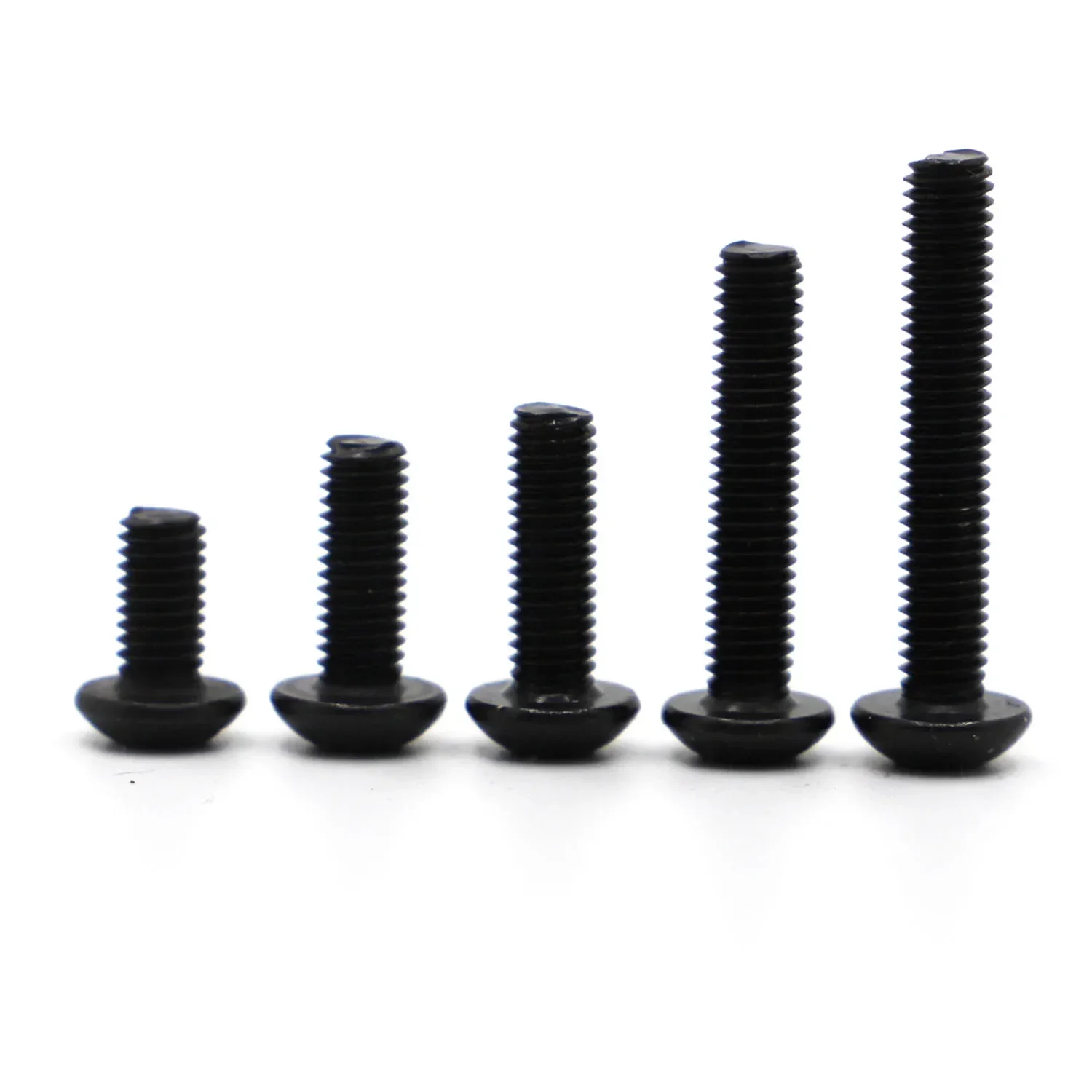 M1.6 M2 M2.5 M3 M4 M5 M6 M8 M10 M12 Czarny gatunek 10.9 Stalowa śruba z łbem sześciokątnym grzybkowym ISO7380