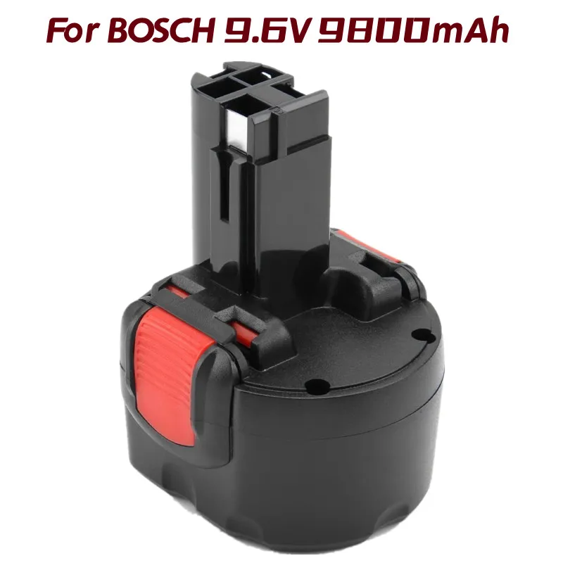 

9.6V 9.8Ah NI-MH Remplacement pour For Bosch BAT048 BAT100 BAT119 2607335272 2607335461 GSR PSR 9.6VE-2 PSR960 23609