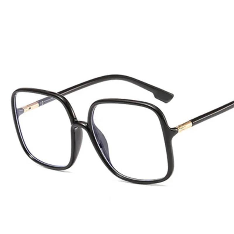

Optical Transparent Women Glasses Frame Large Size Ultralight TR90 Plastic Eyewear Men Big Myopia Spectacles Frames Square Fram