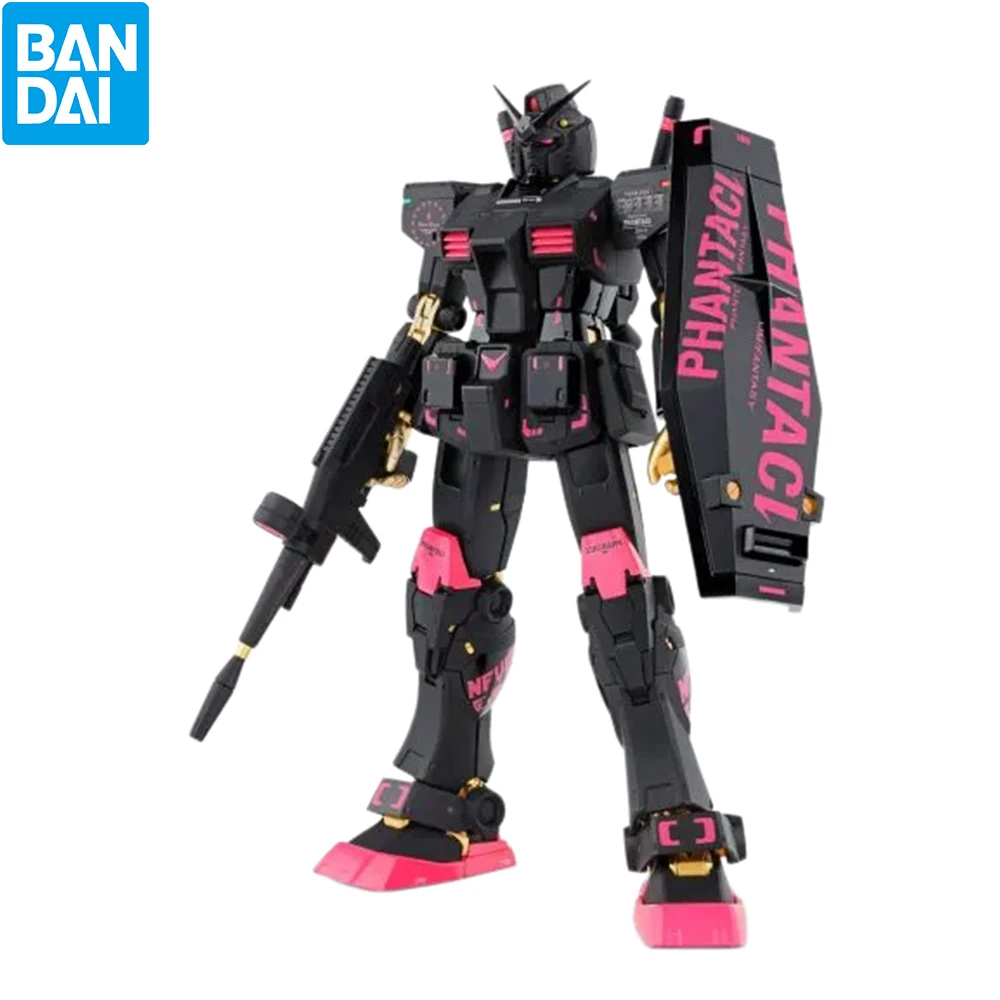 Фото Коллекционная модель Bandai MG RX-78-2 Gundam: Мобильный костюм Гандам Премиум, несобранная меха-модель, подарок, игрушка для настольного декора №1