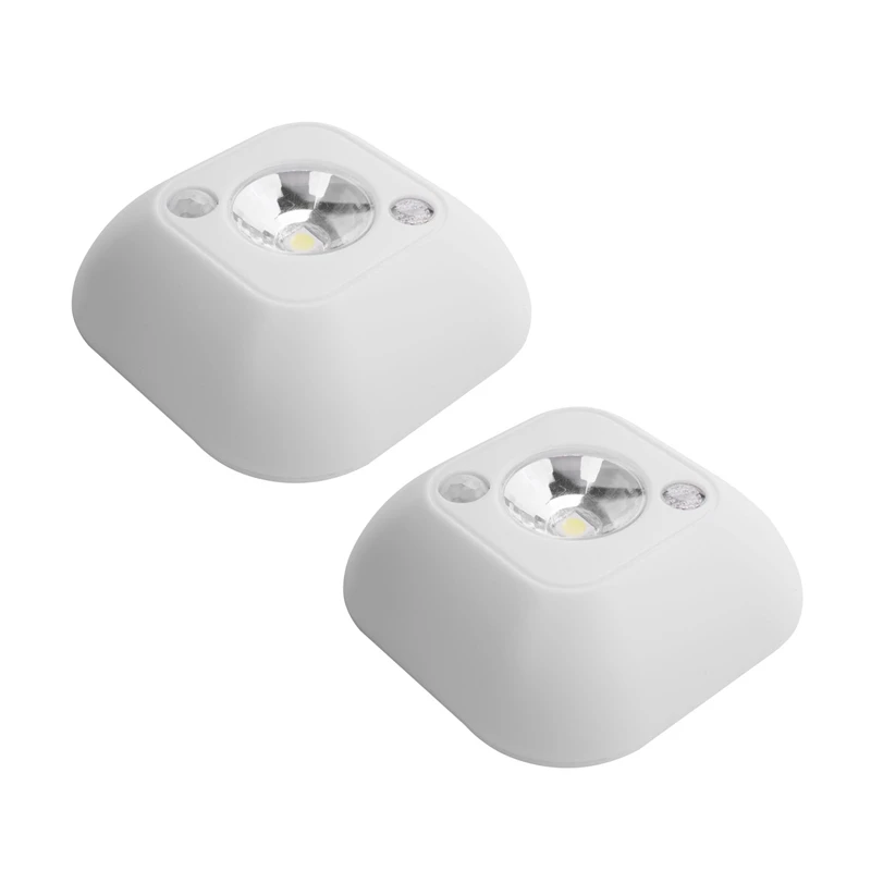 

2X Infrared PIR Motion Sensor LED Ceiling Night Light Battery Powered Porch Lamp