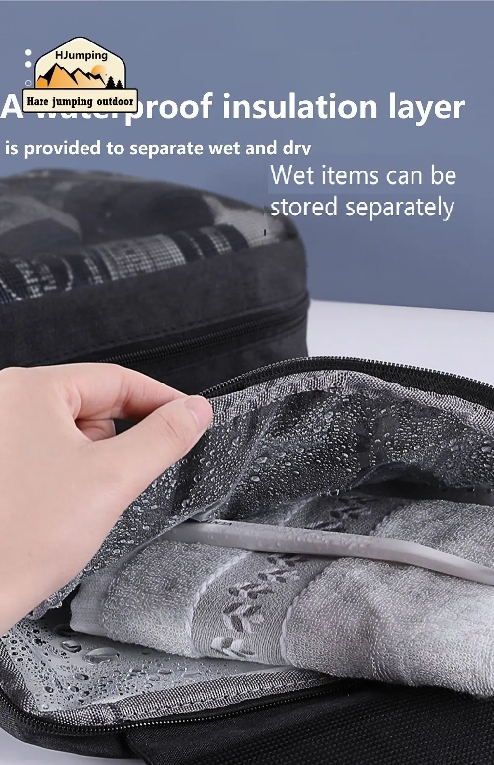 Camping  Sport BagsOutdoor Tool   HJumping Outdoor Backpack Hiking Travel Wash Bag Toiletries