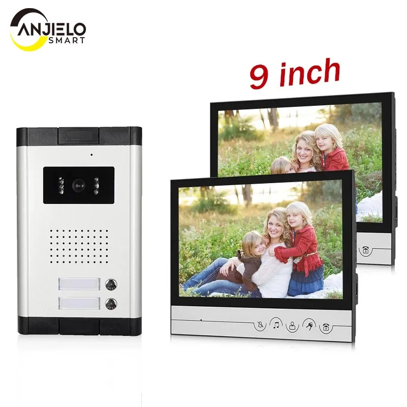 

Video Walkie Talkie for Apartment 9 Inch Indoor Surveillance Video Walkie Talkie with Infrared Night Vision CameraVideo Intercom