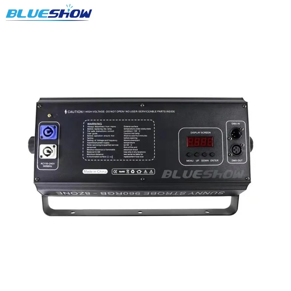 Нет налога 1 ~ 8 шт. Солнечный светодиодный стробоскосветильник DMX RGB со звуковым