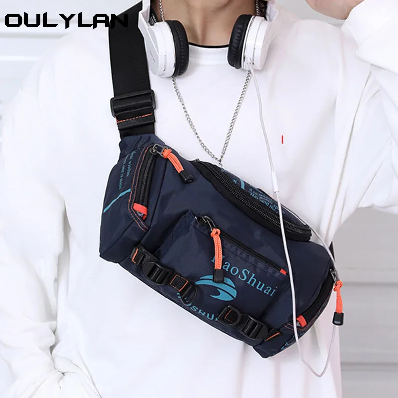 

Outdoor Hiking Waist Bag Waistpack Men Waterproof Chest Bag Outdoor Travel Climbing Mountaineering Multiple Pockets Waist Pack