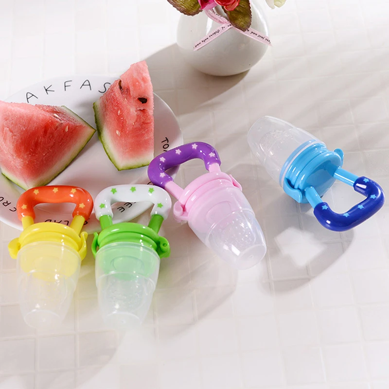 

Baby nipple Fresh Food Nibbler Baby Pacifiers Feeder Kids Fruit feeding nipple Safe Supplies Nipple Teat Pacifier Bottles