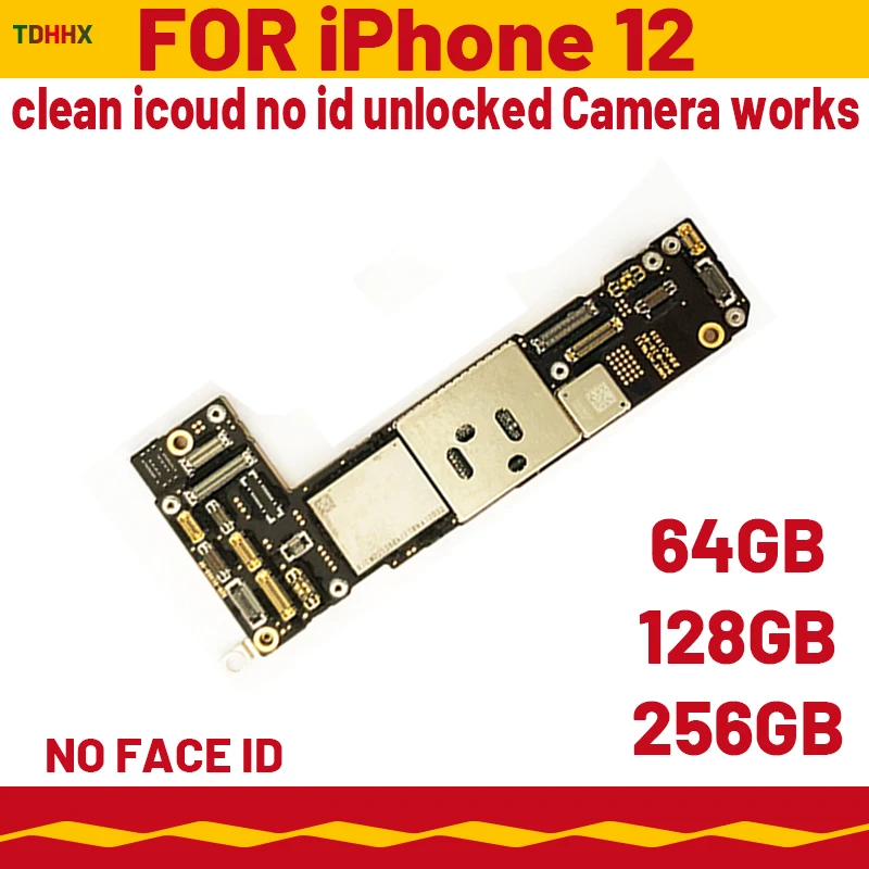 Оригинальная материнская плата Free iCloud для iPhone 12 64 Гб 128 ГБ Заводская