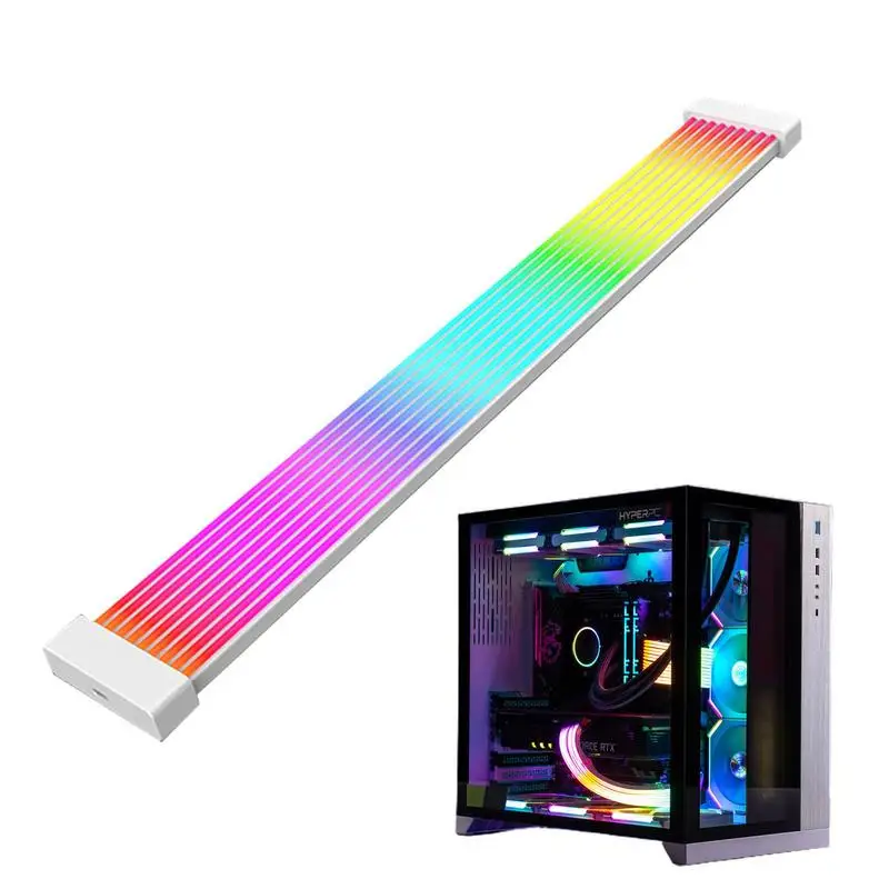 

Кабель-удлинитель с RGB-подсветкой, 24 Pin/3x8 Pin