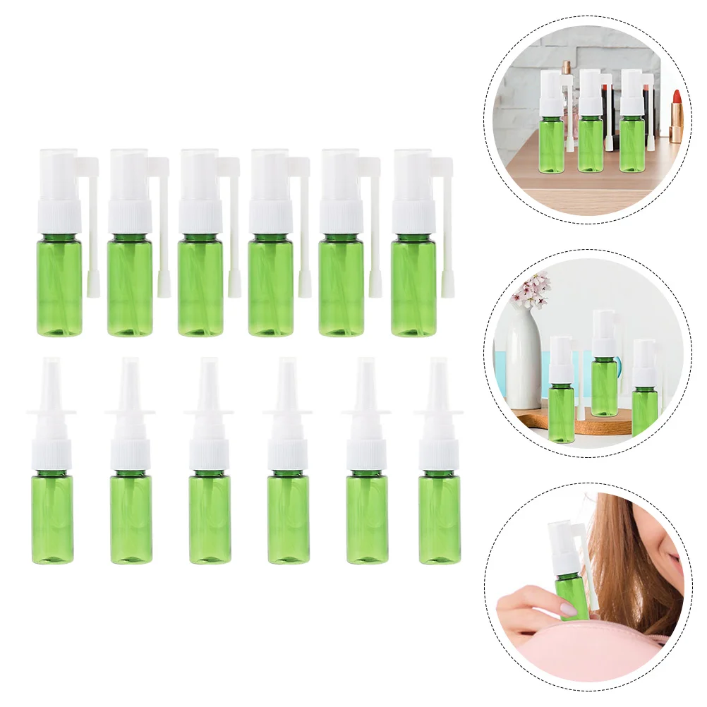

Nasal Spray Bottle Nose Bottles Empty Pump Saline Dispenser Mist Drops Vials Sprayer