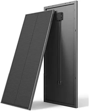 

100 Watt Solar Panel 12 Volt High-Efficiency Shingle-Tech Monocrystalline Module PV Charger for RV Battery Boat and Other Off-G