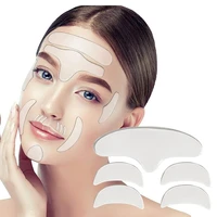 5pcs facial patches frownies reusable wrinkle remove sticker anti wrinkle self adhesive silicone washable skin lifting patch