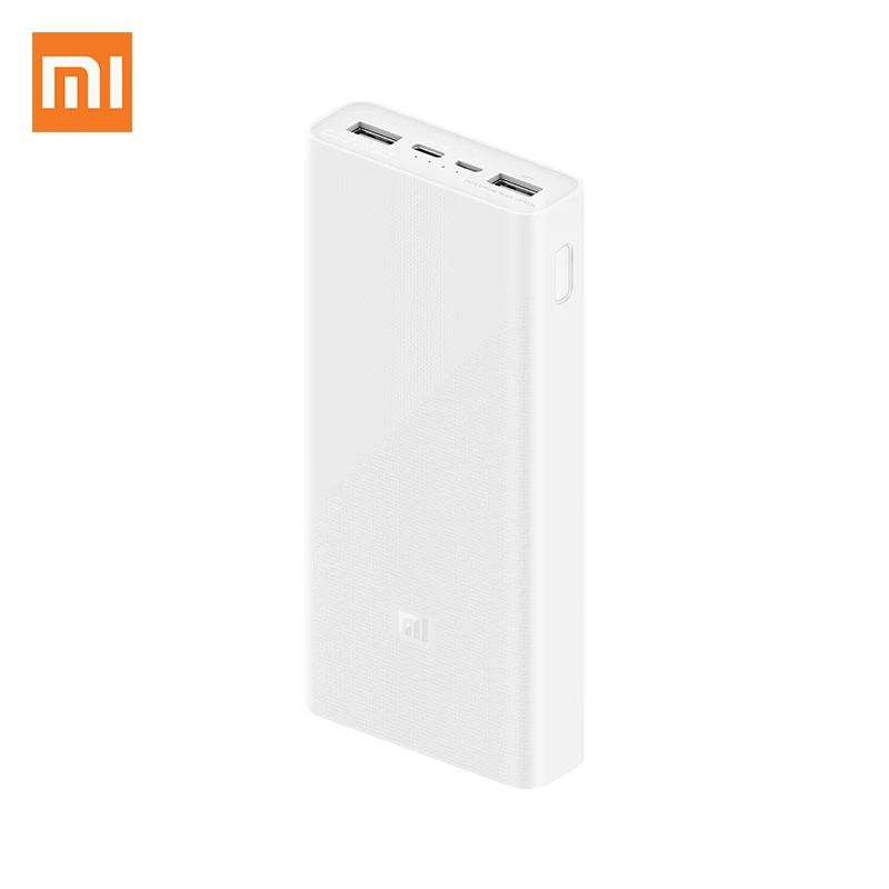 

Xiaomi Mi 20000mAh Portable Power Bank 3 PD18W Quick Charged PLM18ZM Fast Charging External Battery USB Type C Input Output Port