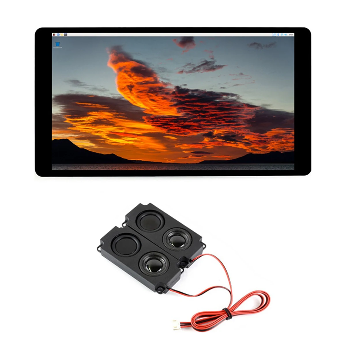 

For Raspberry Pi 5.5 Inch IPS 2K HD Capacitive Touch Display with Speaker HDMI-Compatible Interface 1440X2560 Screen