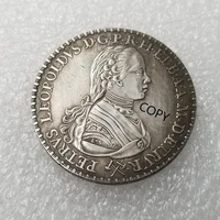 italy 1766 silver plated commemorative collector coin gift lucky challenge coin copy coin