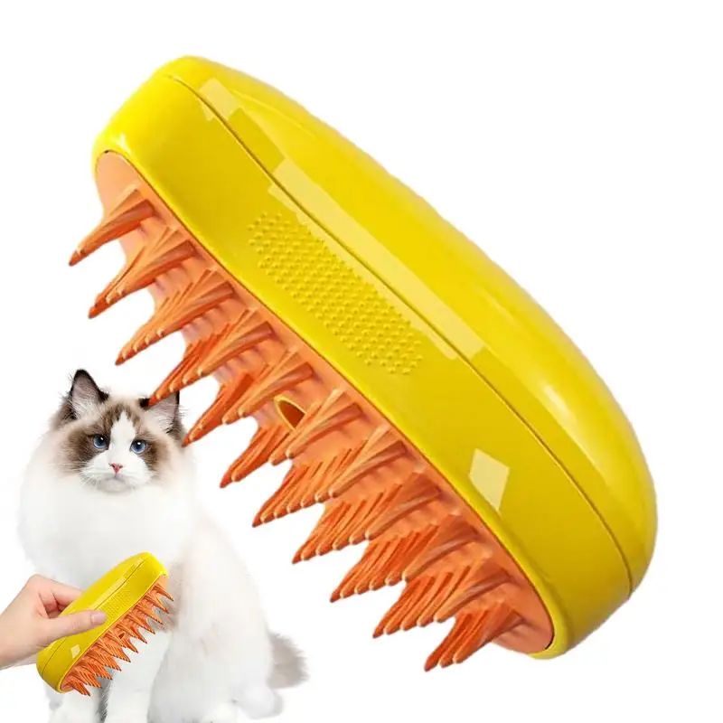 

Spray Pet Brush Electrical Massaging Grooming Brush Refillable Kitten Shower Supplies For Home Pet Shelter Tangled Hair Knotted