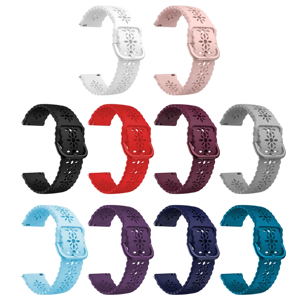 Fashion 20mm Wrist strap Huami Amazfit GTS 3 4 mini 2e Smart Strap Amazfit GTS2 Bip U 3 pro GTR 42mm Bracelet Correa