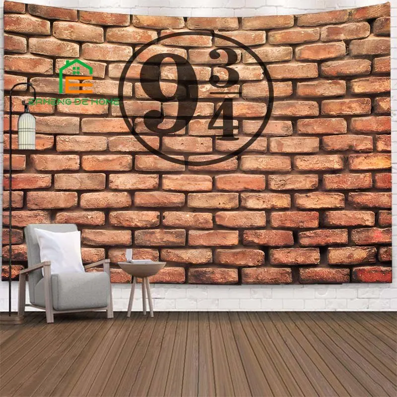 

Stone Wall Pattern Tapestry Wall Hanging Magic Style Wall Tapestries School Wall Art Decor 6 Sizes