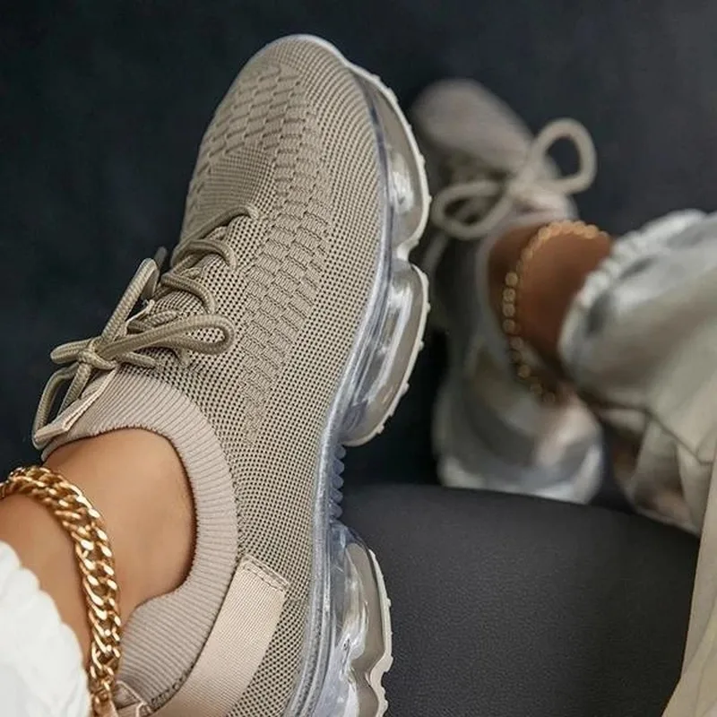 

Women Fashion Sneakers New Shoes Woman Shoes Stretch Fabric Breathable Plus Size Ladies Shoes Comfortable Zapatos De Mujer