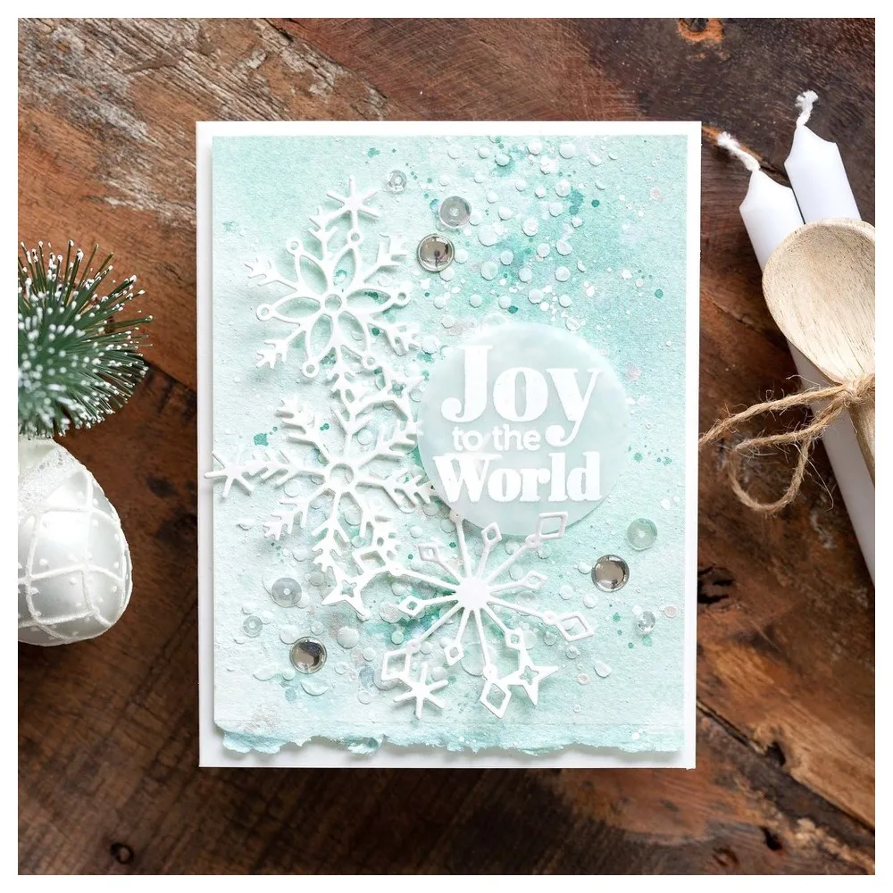 Новинка 2022 года звезды снежинки металлические Вырубные штампы украшение для