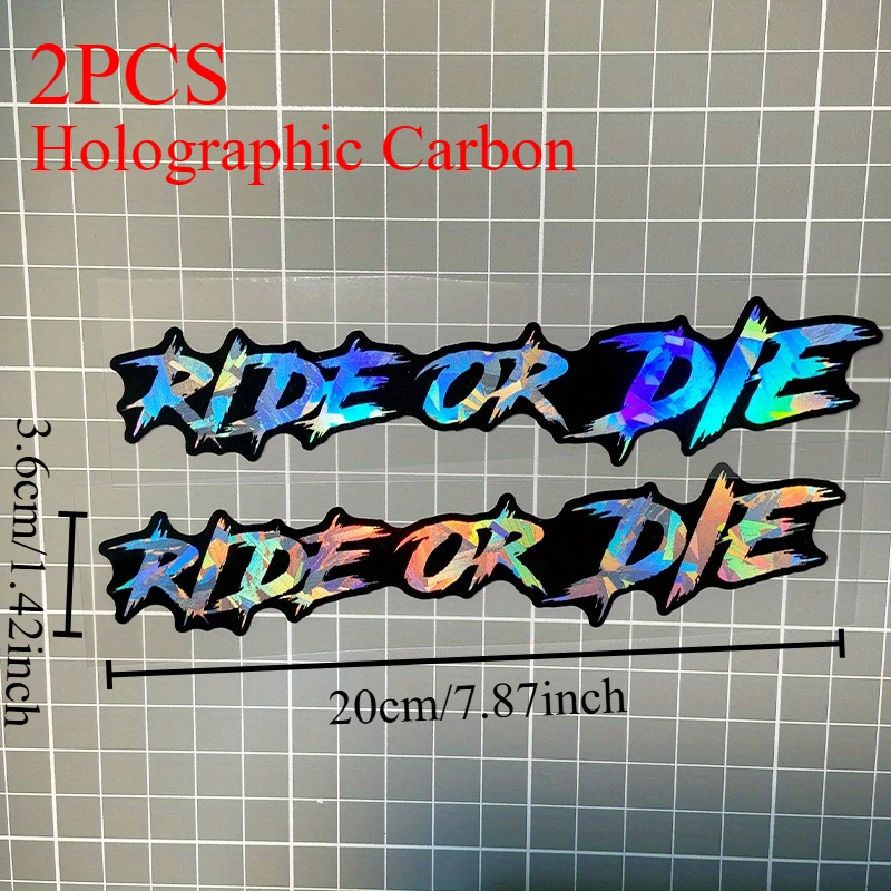

Набор Из 2 Водонепроницаемых Виниловых Наклеек Из ПВХ Для Мотоциклов, Шлемов, Топливных Баков, Велосипедов И Скутеров