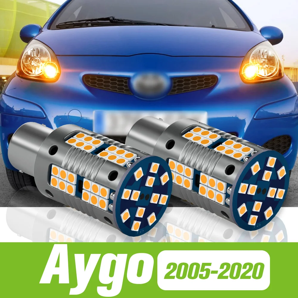 

2pcs For Toyota Aygo 2005-2020 LED Turn Signal Light Turning Lamp 2006 2007 2008 2009 2010 2011 2012 2013 2014 2015 Accessories