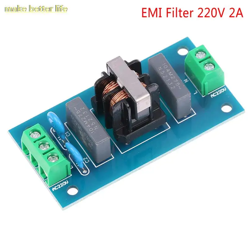 

Новый фильтр EMI 1 шт. для усиления звука, чистый фильтр мощности для уменьшения высокочастотных электромагнитных помех