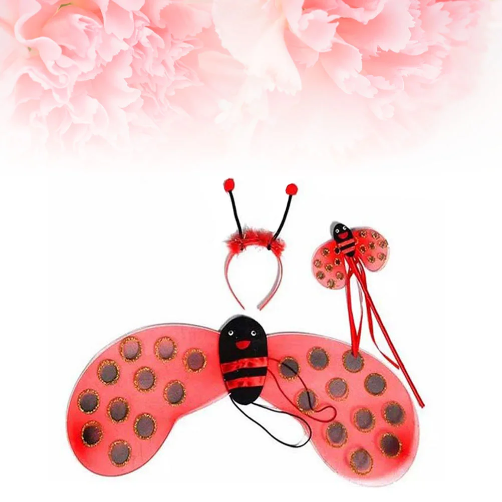 

3 Pcs Band Party Hair Loop Wing Kids Headband Animal Children Supplies Favors