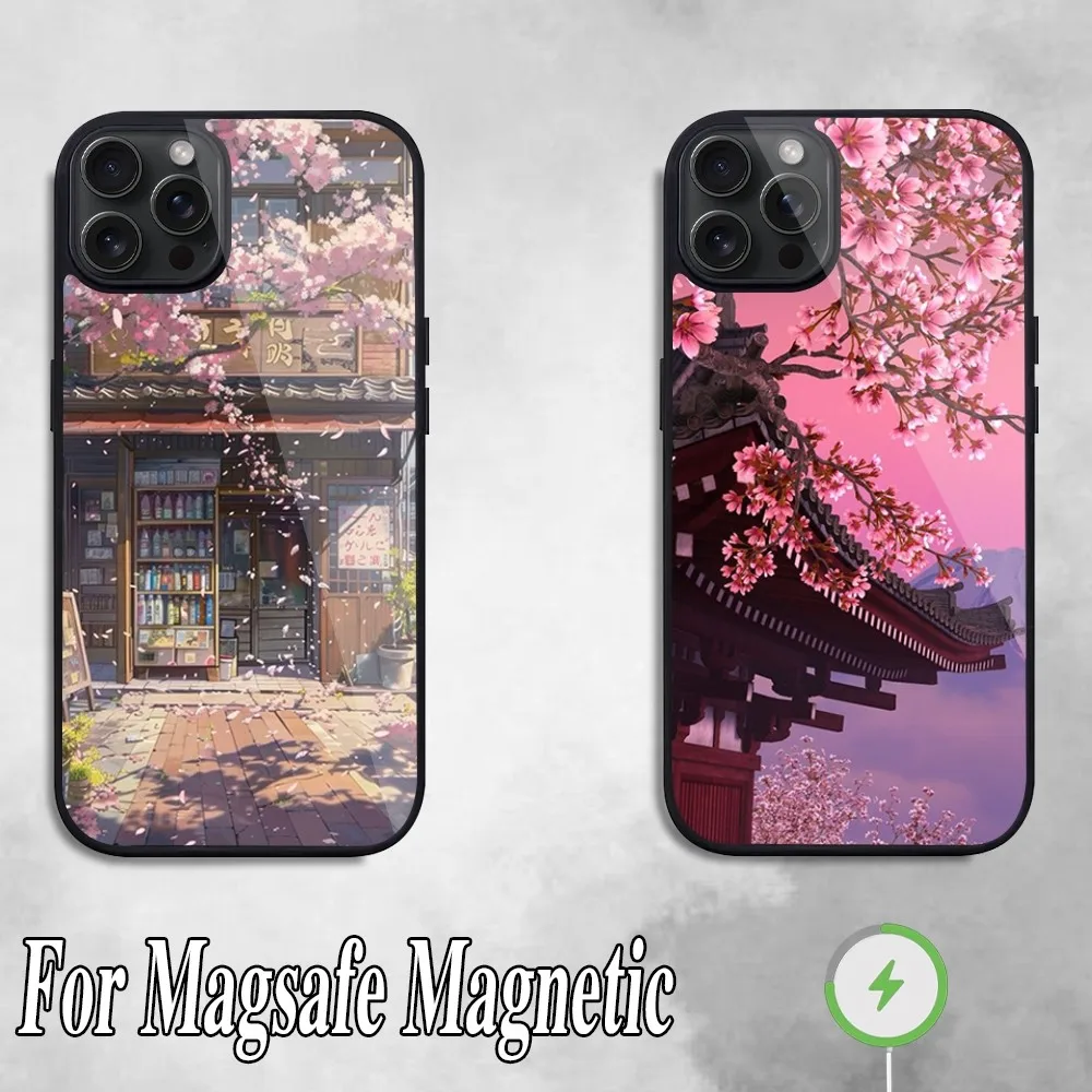 Чехол для iPhone 11 Mini 12 13 Max 14 Plus 15 Pro Magesafe